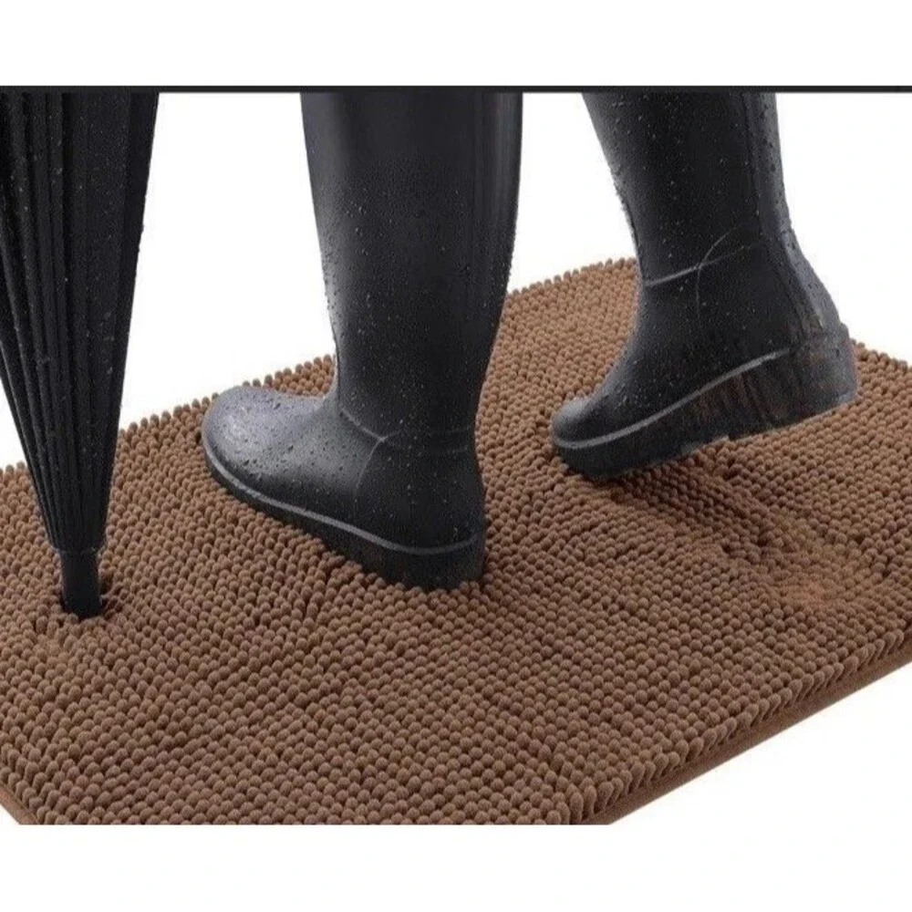 OLANLY Dog Door Mat for Muddy Paws 30x20, Absorbs Moisture a
